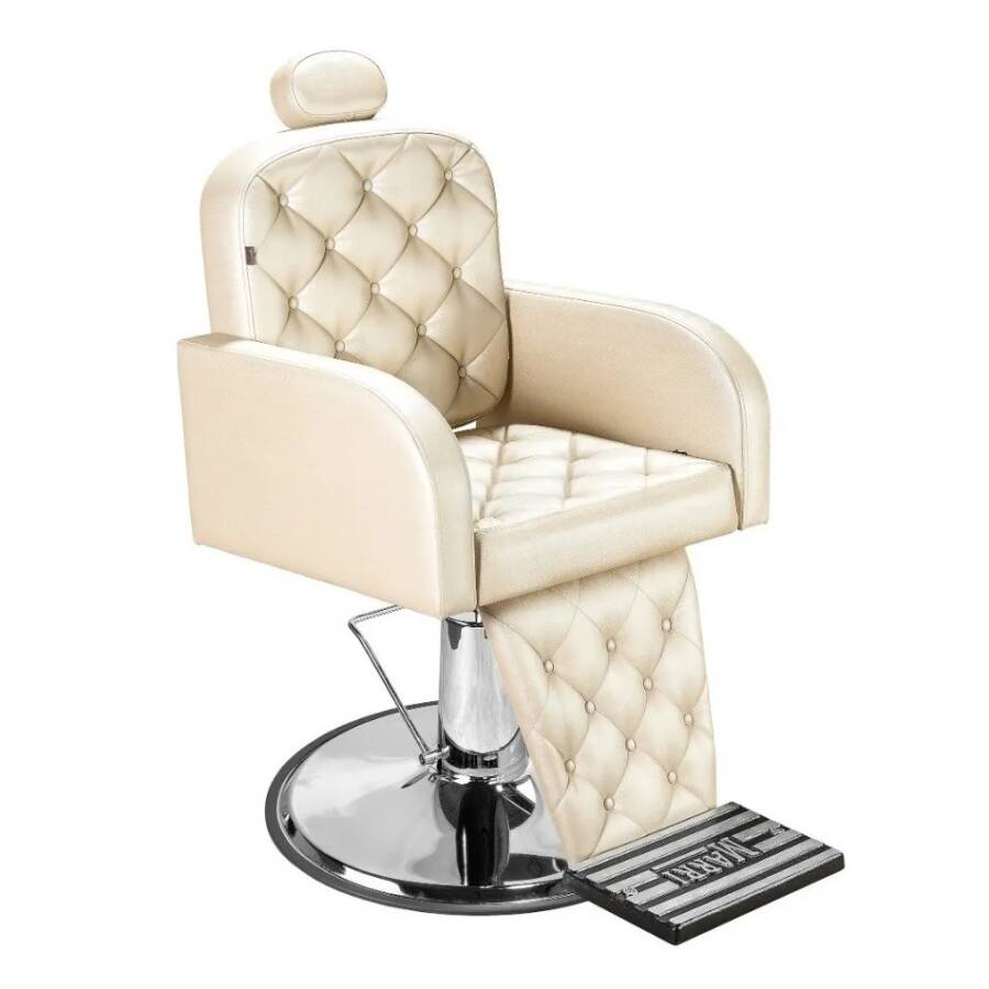 Cadeira Poltrona Barbeiro Dubai Com Apoio De Perna - Fabricante