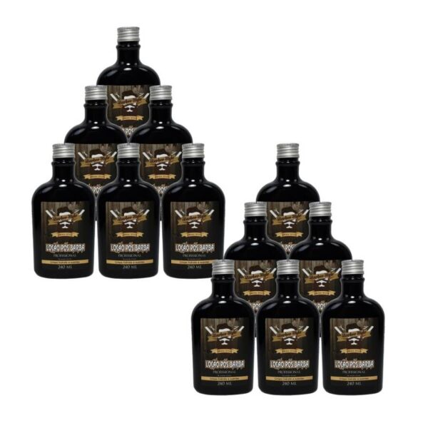 Loção Pós Barba Cremosa 240ml - kit com 12 unidades (R$12,00 cada)